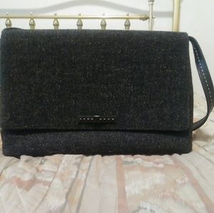 Kate Spade New York Wool Bag with Leather Strap!